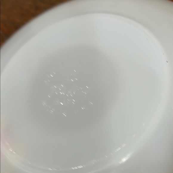 Vintage Anchor Hocking Fire King milk glass‎ saucer - Picture 4 of 7